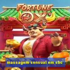 massagem sensual em sbc